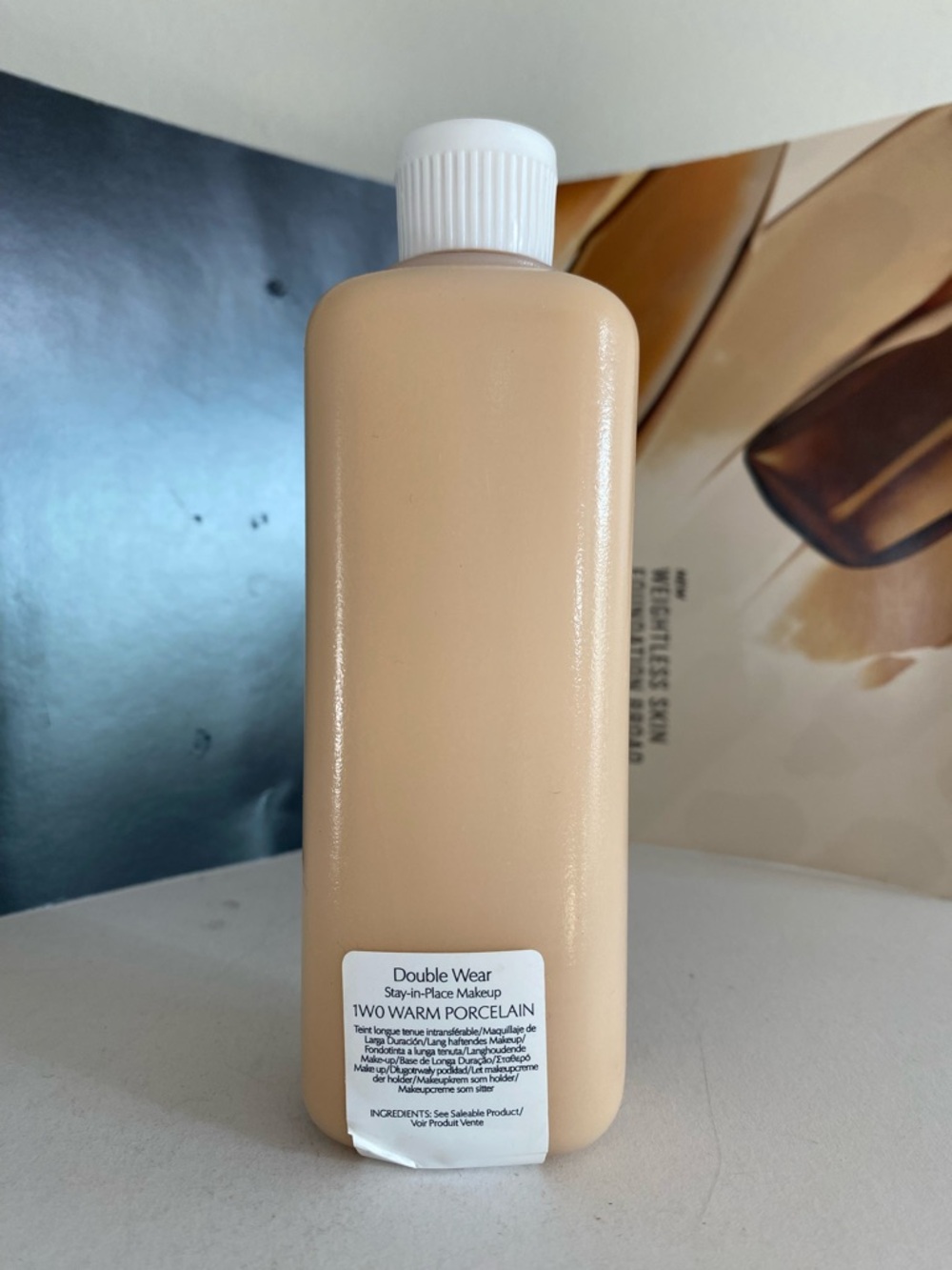 Estée Lauder Double Wear  Foundation, 1W0 Warm Porcelain,6.7OZ,Jumbo,Old Formula - Picture 2 of 6